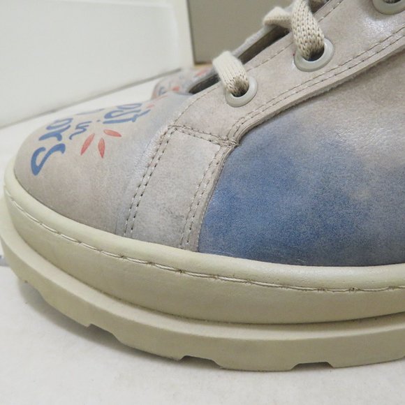 Dogo Women's Floral Lace Up Boots - Beige - Picture 12 of 16